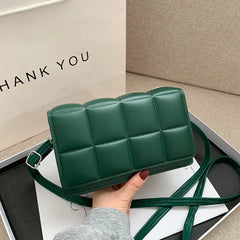 Spring Plaid Shoulder Bag Women Ladies Messenger Handbag