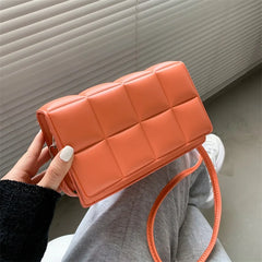 Spring Plaid Shoulder Bag Women Ladies Messenger Handbag