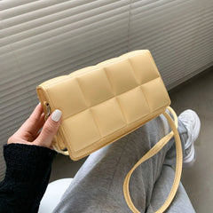 Spring Plaid Shoulder Bag Women Ladies Messenger Handbag