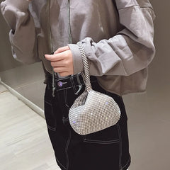 Summer Small Diamond Women's Handbags and Purses Evening Totes