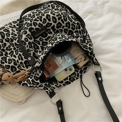 Leopard Shoulder Bag Women Handbags Small OL Style Bolso