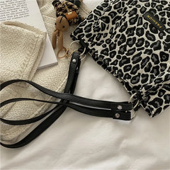 Leopard Shoulder Bag Women Handbags Small OL Style Bolso
