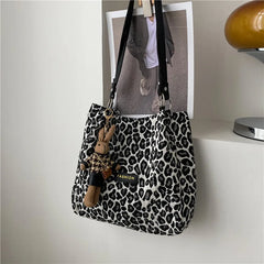 Leopard Shoulder Bag Women Handbags Small OL Style Bolso