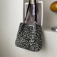 Leopard Shoulder Bag Women Handbags Small OL Style Bolso