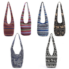 Women Ethnic Hippie Bucket Bag Fringe Large Tote Travel Bag