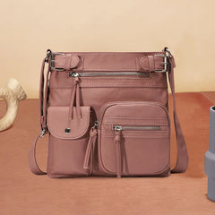 Women Pockets Handbag Ladies Crossbody Bag Casual Shoulder Bag Soft Leather Bags