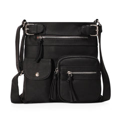 Women Pockets Handbag Ladies Crossbody Bag Casual Shoulder Bag Soft Leather Bags