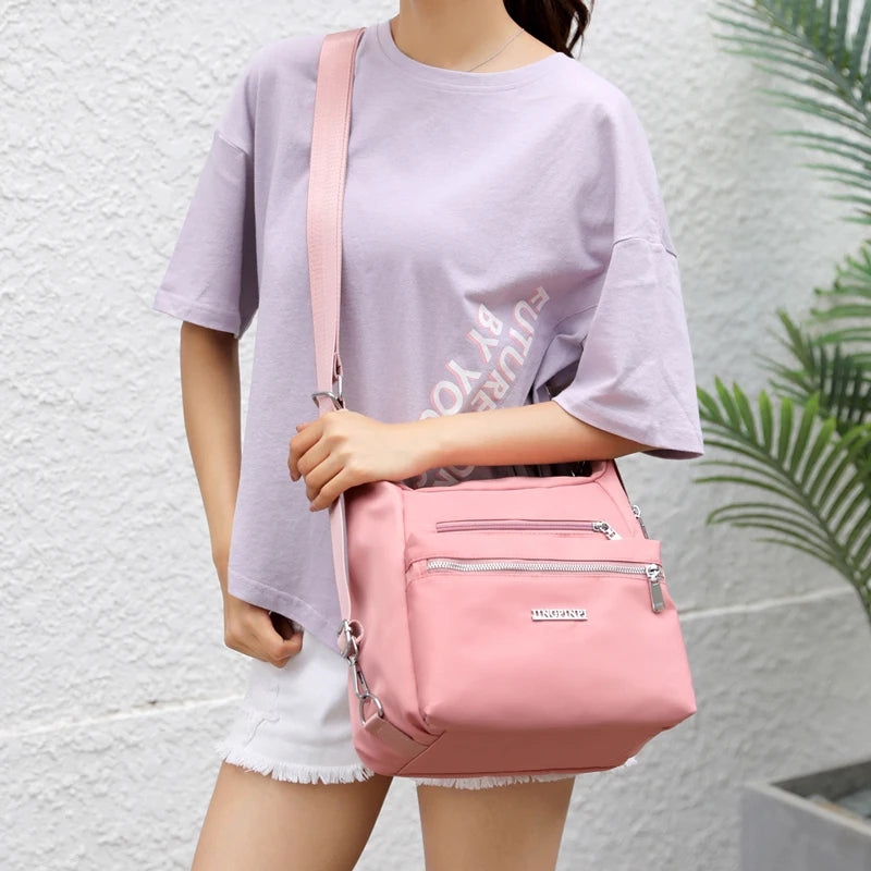Women's Shoulder Bag Nylon CrossBody Travel Handbag Bolsas Feminina