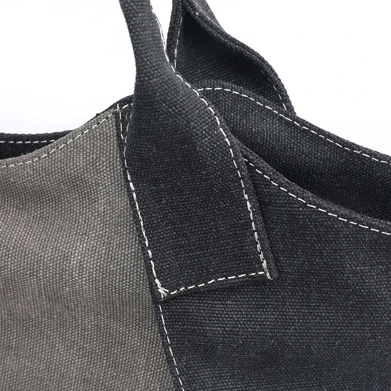 Women's Canvas Shoulder Top-Handle Bag Leisure Handbag