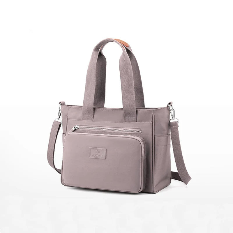 Women's Nylon Tote Bag Large Capacity Waterproof Travel Handbag
