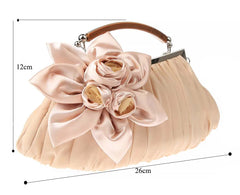 Bowknot Purse Handbag Evening Party Clutch Bag Wedding Prom Women WY10