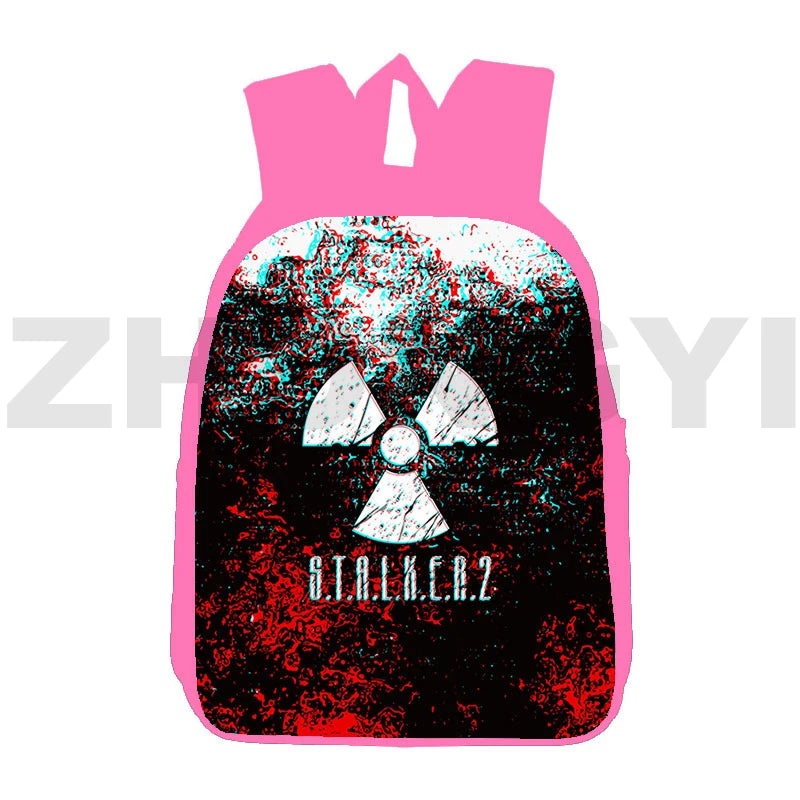 3D Camo Army S.T.A.L.K.E.R. 2 Backpack Teen Anime Harajuku Bookbag Canvas Bag