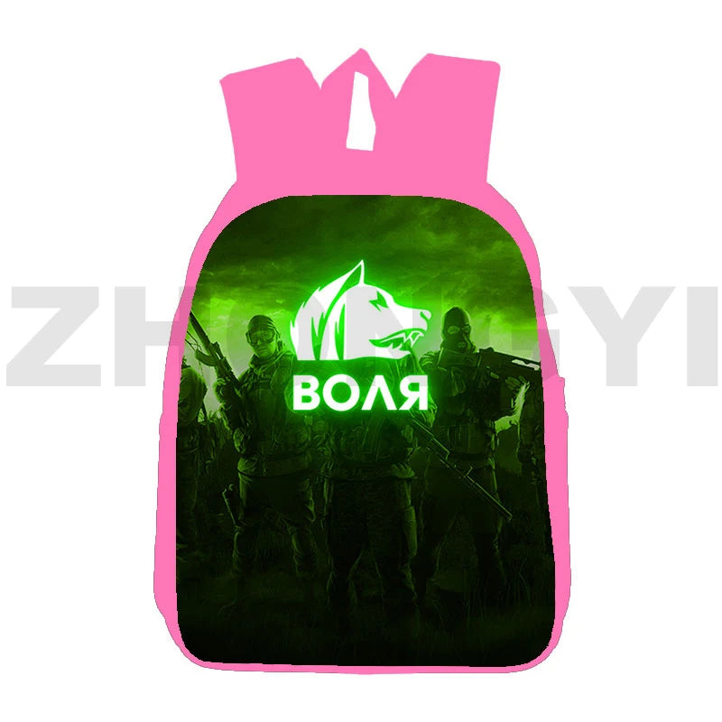 3D Camo Army S.T.A.L.K.E.R. 2 Backpack Teen Anime Harajuku Bookbag Canvas Bag