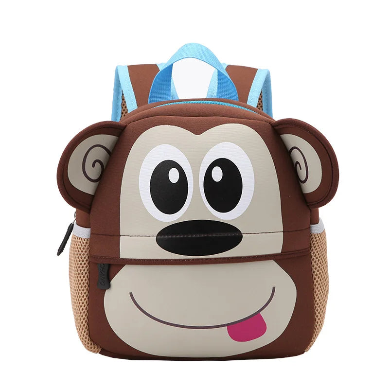 3D Children School Bags Kids Backpacks Kindergarten Cartoon Animal
