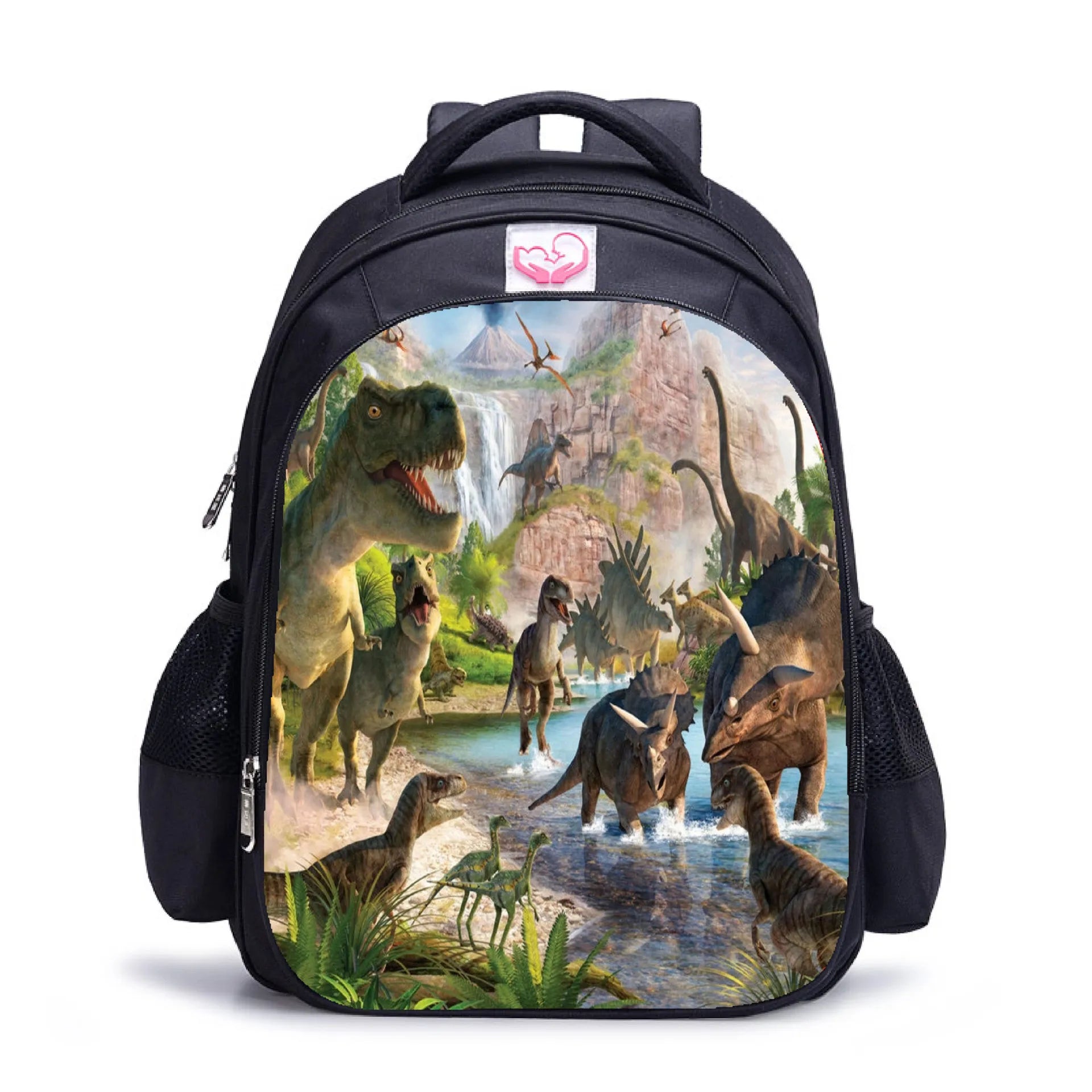 3D Printed Dinosaur School Bag for Boys 13/16 inch