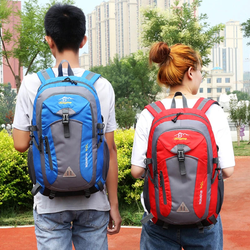 40L Large-capacity Mountaineering Backpack Outdoor Sports School Travel Bag