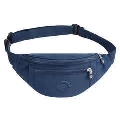 6 Colors Solid Fanny Pack Women's Nylon Small Belt Bag Casual Sports Mini Bag