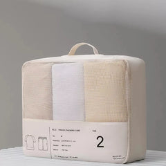 6 Pc Travel Clothes Storage Waterproof Organizer Pouch Packing Cube