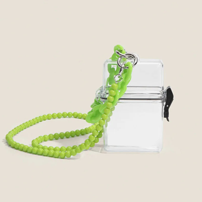 Transparent Shoulder Bag Mini Square Bag
