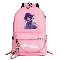 Anime Bear Boys Girls Kids School Book Bags Women USB Chain Travel Laptop