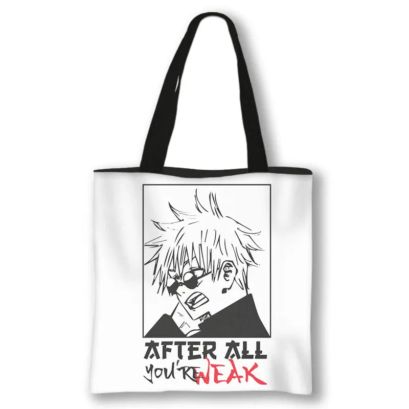 Anime Jujutsu Kaisen Handbag Women Harajuku Tote Bag