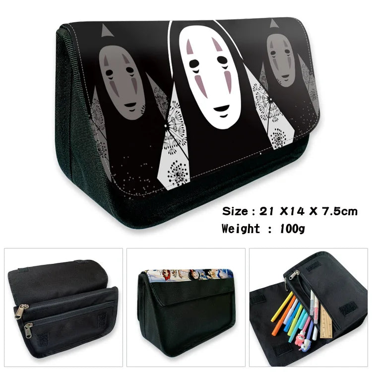 Totoro Anime Pencil Case Cosmetic Makeup Pen Bag Wallet