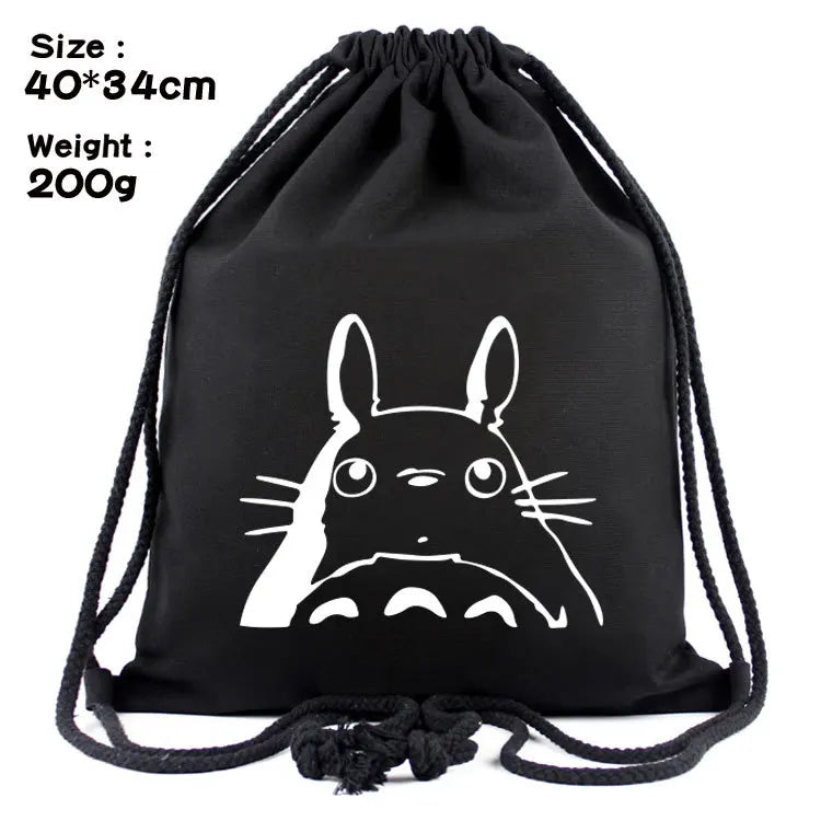 Anime Totoro Women Bagpack Teenagers Schoolbags Men Backpacks
