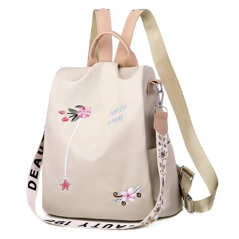 Anti-Theft Women Backpacks Ladies Large Capacity Print Backpack