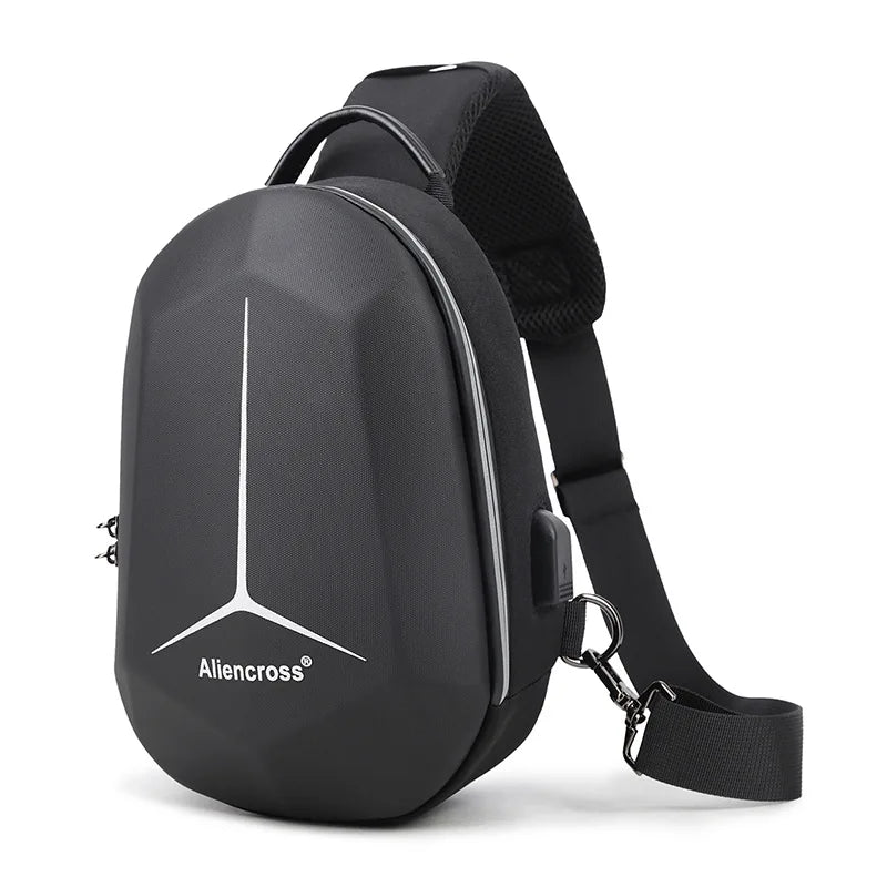 Anti-theft Crossbody Bag with USB Charging Travel Shoulder Bag