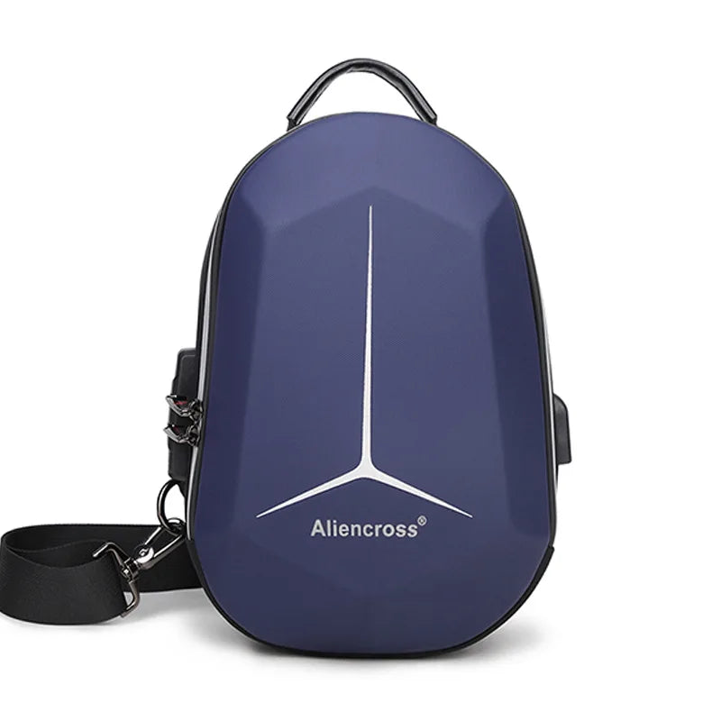 Anti-theft Crossbody Bag with USB Charging Travel Shoulder Bag