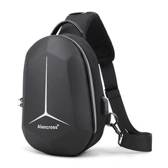 Anti-theft Crossbody Bag with USB Charging Travel Shoulder Bag