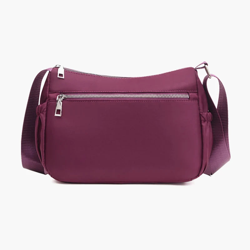 Waterproof Oxford Shoulder Bag for Women Embroidered Handbag