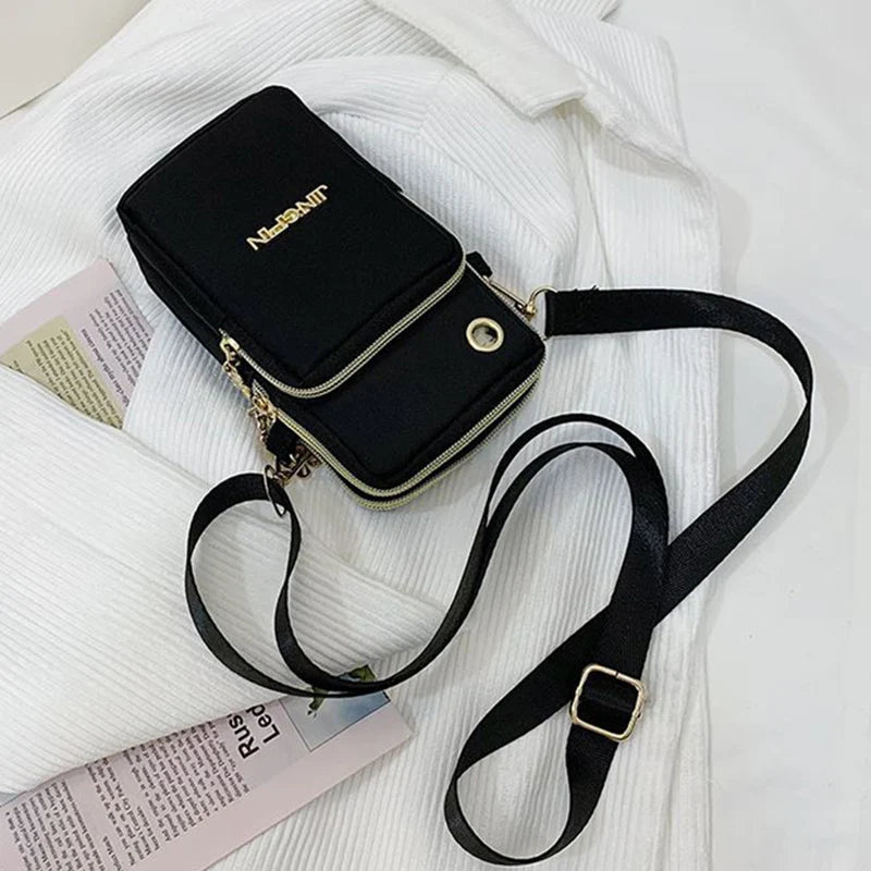 Waterproof Nylon Crossbody Phone Purse for Women