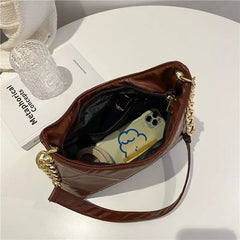Arrival Diamond Lattice Shoulder Bags Women Underarm Chain PopularBag