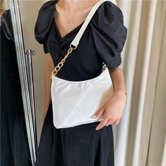 Arrival Diamond Lattice Shoulder Bags Women Underarm Chain PopularBag