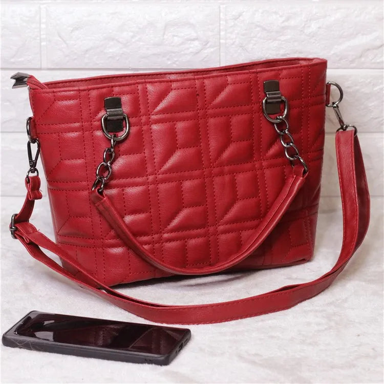 Arrival Leather Lady Shoulder Bag Female Crossbody Rhombus Bag