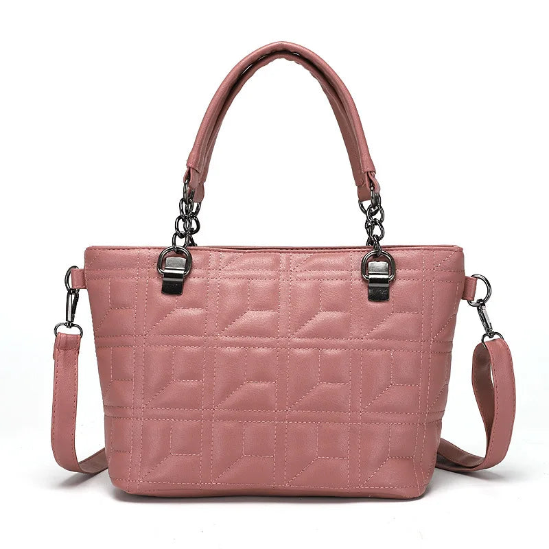 Arrival Leather Lady Shoulder Bag Female Crossbody Rhombus Bag