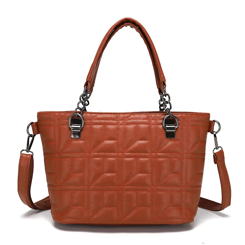 Arrival Leather Lady Shoulder Bag Female Crossbody Rhombus Bag