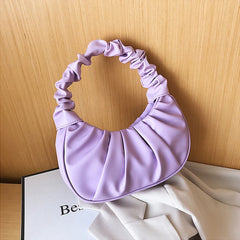 Cloud Handbag Small Armpit Bag Purse Dumpling Hobos Handbag Female