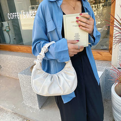 Cloud Handbag Small Armpit Bag Purse Dumpling Hobos Handbag Female