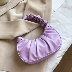 Cloud Handbag Small Armpit Bag Purse Dumpling Hobos Handbag Female