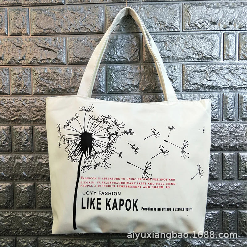 Women's Canvas Panada Shoulder Bag Casual Tote