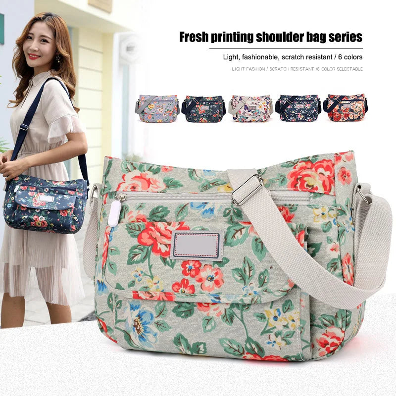 Arrival Women Shoulder Crossbody Bag Printing Zipper Adjustable