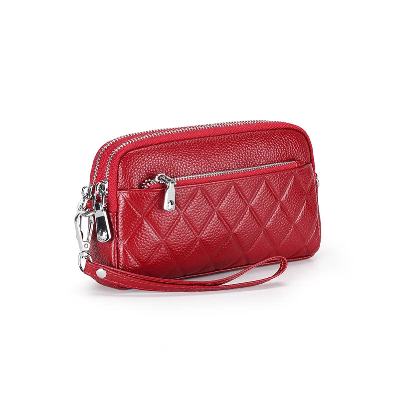 Cow Leather Cross-body Bag for Women Large Capacity Girl's Bag