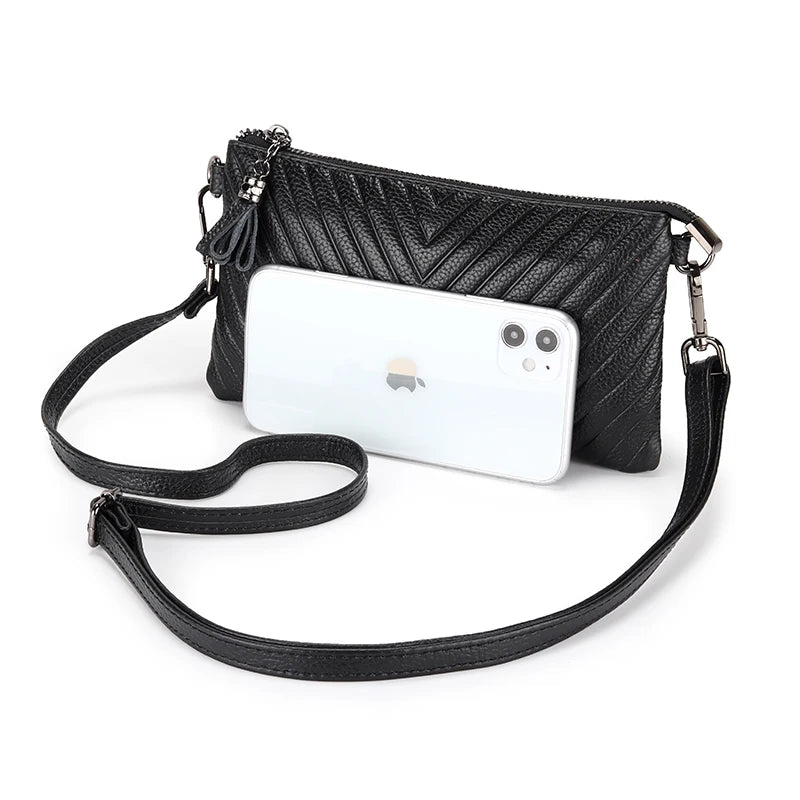 Leather Women Messenger Bag Small Bag For Girls