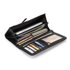 Soft Leather Clutch with Phone Pocket Long Wallet for Women