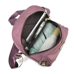 Women Diamond Lattic Embrodiery Nylon Crossbody and Shoulder Tote Handbags