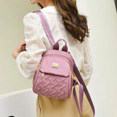 Women Diamond Lattic Embrodiery Nylon Crossbody and Shoulder Tote Handbags