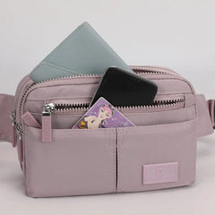 Women Nylon Crossbody Shoulder Bags Waist Packs Hip Chest Bags