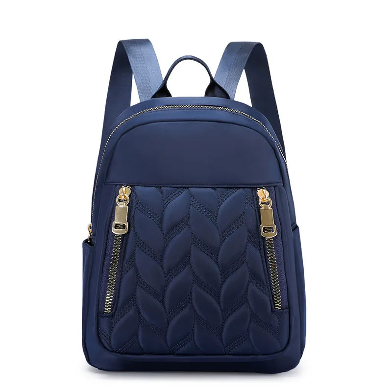 Women's Mini Embroidery Thread Backpack - Lightweight Tote Handbag